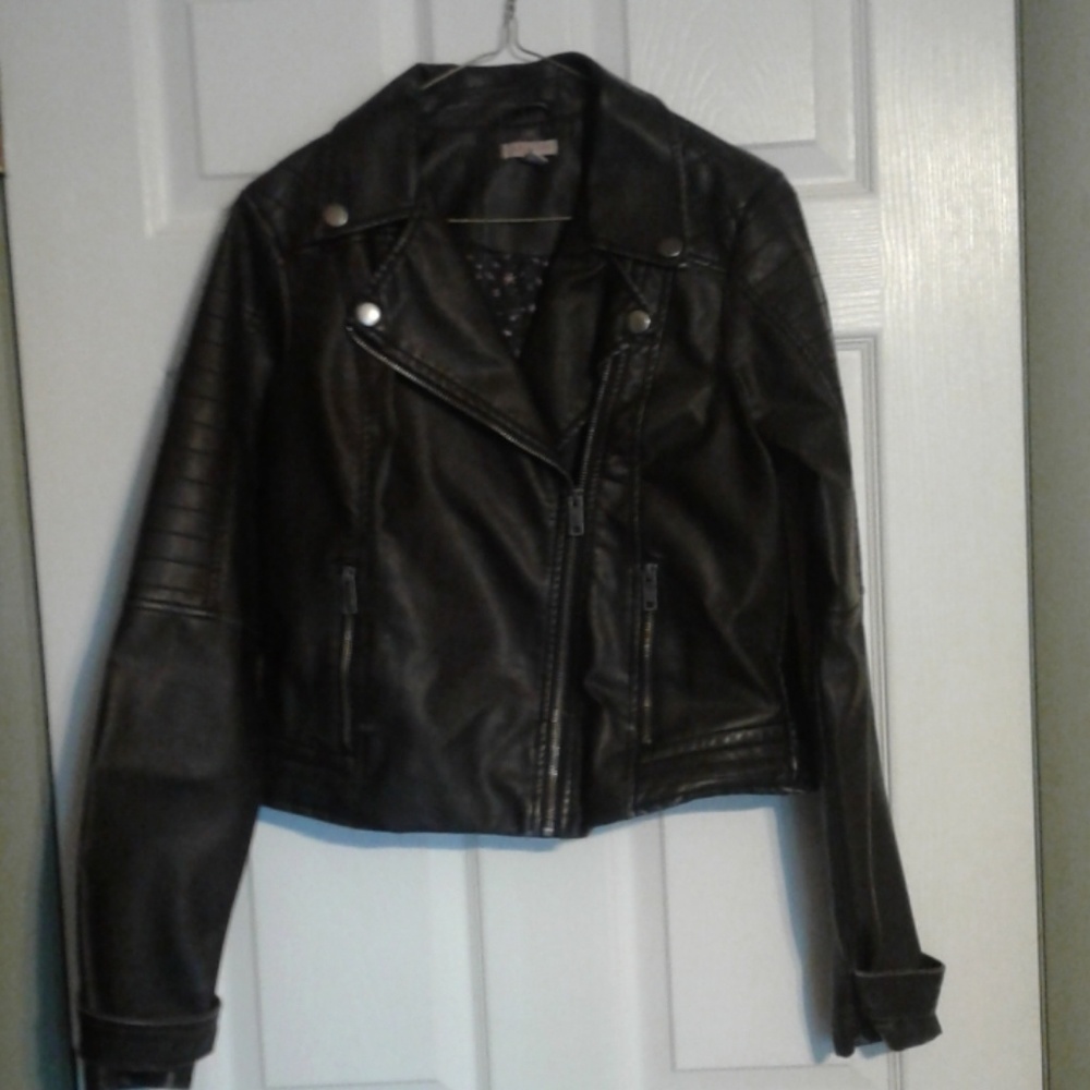 Juniors leather jacket